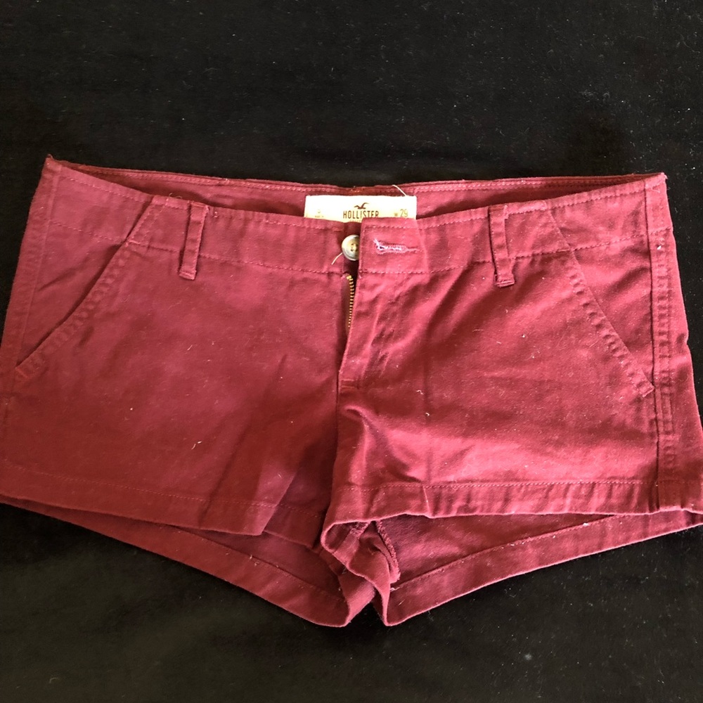 Hollister red shorts
